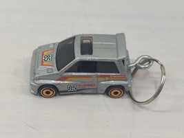 Hot Wheels 1985 Honda City Car Turbo II Silver 1:64 Diecast Keychain Gift FJV43 - $10.77