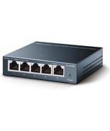 TP Link TL SG105 5 Port Gigabit Unmanaged Ethernet Switch Network Hub Et... - £29.23 GBP