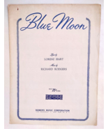 1934 BLUE MOON Sheet Music Robbins Music Corporation MGM Music by Richar... - £8.48 GBP