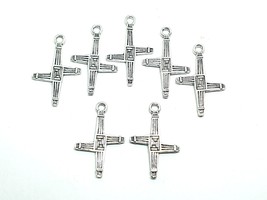 Brigid&#39;s Cross Charms Bridget Goddess Double Sided Charms Imbolc Celtic x 14 - £14.04 GBP