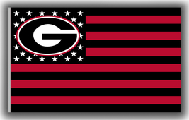 Georgia Bulldogs Football Team US Flag 90x150cm 3x5ft Fan Best Banner - $13.95