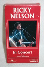 Ricky Nelson In Concert Live 1985 Los Angeles California Vhs Garden Party - £9.54 GBP