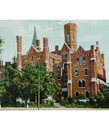 1908 Starling Medical College Columbus Ohio Postcard Street View Vintage - £13.57 GBP