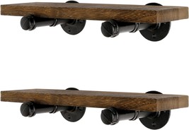 Wall Mounted Floating Shelves, Home Tzh Floating Shelves With, Brown). - £35.93 GBP