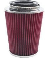 Universal Clamp-on Cone Air Filter 4 Inch, Fits Flange ID 3&quot;/3.5&quot;, Top 4... - $966.45 MXN