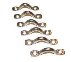 Pad Eye Set, 316 Stainless Steel Loop, Marine Grade, 6 Pc. Set -Ships fr... - $264.07 MXN