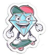 Diamond Supply Co.Metallo Lil&#39; Cutty Skateboarding Spilla da Bavero Nuovo - £7.47 GBP