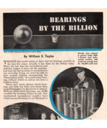 1945 Vintage Bearings By The Billion US War Innovation Article Popular M... - £22.50 GBP