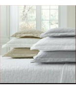 Sferra Lansone Matelasse Full Queen Coverlet Blanket Cover Pale Grey $345 - $309.79 CAD