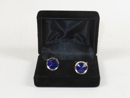 Men J.Valintin Cufflinks by Vitorofolo for French Cuff Shirt V35-26 Royal Blue image 3