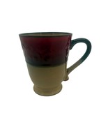 Pier 1 Imports Stoneware Red Scroll Mug - $271.53 MXN