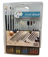 Artist Brush Set 15 Pieces Various Sizes Colonial Marketing Inc Sealed P... - $9.45