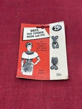 VTG NEW NOS Dritz Silk Covered Hook &amp; Eye - Sewing Accessories Sealed - $12.82