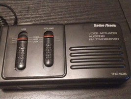 Radio Shack Model TRC-508  Voice Actuated Audionic FM Transceiver Tested  - £9.09 GBP
