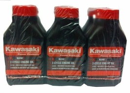Kawasaki 2-CYCLE Oil K-TECH Low Smoke 2.6oz Mix 1 Gallon Fuel 6-PACK 99969-6082C - £14.05 GBP