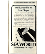 1972 Sea World Advertisement Mission Bay San Diego California Vintage F6K - $28.01 CAD