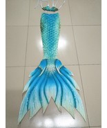 Kids Adult  Aqua Mermaid Tail for Swimming, Mermaid Cosplay Costumes Gif... - $124.83 CAD