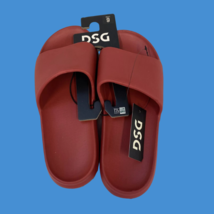 DSG Molded Mens Slides Red Size 9 NEW - £16.85 GBP