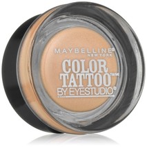 Maybelline Eyestudio Color Tattoo Barely Branded Metal 24 Hour Cream Gel Eye Sha - £9.45 GBP