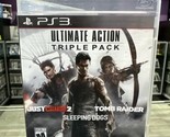 Ultimate Action Triple Pack (Sony PlayStation 3, 2015) PS3 Tested! - $13.15
