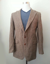 Levis Tailored Classics Men Wool Sport Coat Herringbone Size 40L - £30.40 GBP