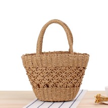 Women Fashion Summer Small Straw Handbags Handmade Mini  Out  Crossbody Bags Wov - £54.42 GBP