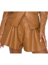 Pants Leather Hot Shorts Short Womens Women Pant Size Wear Mini High Bei... - $99.00