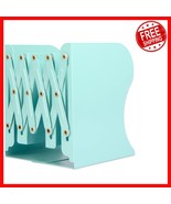 Stylish Metal Book Organizers for Heavy Books - Mint Green Adjustable De... - €29,89 EUR
