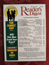 Readers Digest Magazine July 1992 Isaac Asimov Lee Wulff Mogadishu - £9.86 GBP