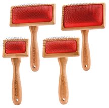 Protected Long Pin Ball Tip Slicker Brushes Dog Grooming Choose from 4 Sizes (La - £25.86 GBP+