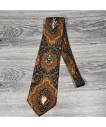 VTG 1994 Looney Tunes Mania Tie Taz Bugs Bunny Marvin Martian Paisley Ne... - $16.39