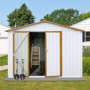 6Ft X 8Ft Outdoor Garden Shed, Outdoor Storage Cabinet With Doors And Sh... - $823.99