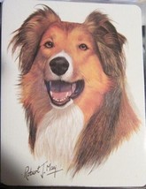 Retired Dog Breed COLLIE Vinyl Softcover Address Book by Robert May - £5.58 GBP