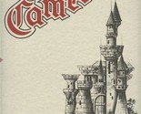 Camelot Restaurant Dinner Menu Castle Cover 1983 - $17.82