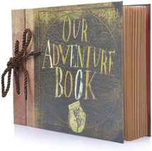 Scrapbook Photo Album Our Adventure Book - DIY Handmade Album Scrapbook - $10.36
