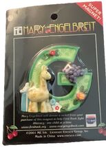 Mary Engelbreit Letter G Super Magnet Alphabet Initial 2001 Enesco Giraf... - $10.10