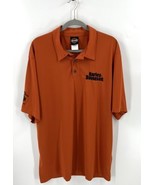 Harley Davidson Mens Polo Shirt Sz XL Orange Cherokee NC Motorcycle Shor... - €34,11 EUR