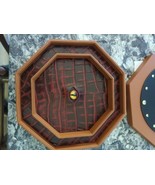 excellent Cthulhu fantasy games dice hexagonal dice tray, faux leather 1... - $1,297.30 MXN