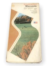 WISCONSIN Rand McNally State Travel Transportation Road Map Vintage 1970&#39;s - £4.54 GBP