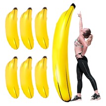 7Pcs Inflatable Banana Kit,Include 26 Inch Banana X 6, 70 Inch Banana X 1, Banan - £23.25 GBP