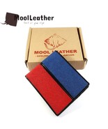 Men&#39;s Wallet Bifold Stingray leather genuine Blue Red wallet gift for Men - $30.00