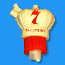 Vintage Seagram&#39;s Seven Crown 7 Whiskey Bottle Pour Spout Stopper Top - $8.29 CAD