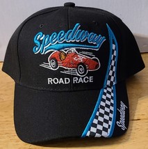 Speedway Racing Car Road Race Baseball Cap Hat ( Black ) - £9.40 GBP