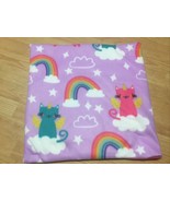 Cat kitty fleece pad play mat catnip refillable handmade New - $241.07 MXN