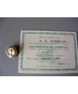 Vintage  1967 Continental Oil Company Conoco Safe Driver Certificate Wit... - €52,84 EUR