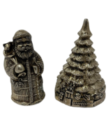 International Silver Company Christmas Silverplate Salt and Pepper Shakers - €12,28 EUR