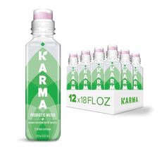 Karma Wellness Probiotic Water, Watermelon Wild Berry, 18 fl oz (Pack of... - £35.65 GBP