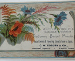 Alfred Wright Perfumery Sachet Powder Victorian Trade Card VTC 1 - £4.66 GBP
