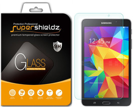 Tempered Glass Screen Protector Saver For Samsung Galaxy Tab 4 7.0 - £14.11 GBP