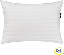  Flat Standard Queen Size Set of 2 Down Alternative Bedding Pillow for B - £88.09 GBP